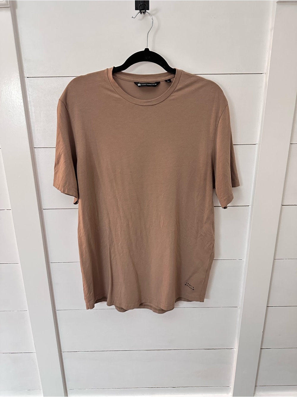 Travis Mathew L mocha soft cozy activewear short sleeve tee golf casual - Picture 1 of 10